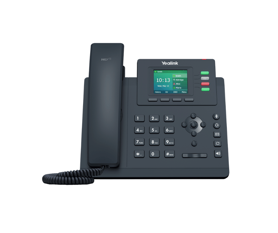 Yealink T33G VoIP desk phone front view